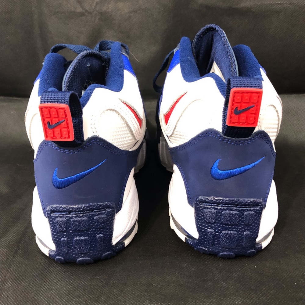 Nike Men Air Speed Turf Giants white blue red shoe - Picture 5 of 8